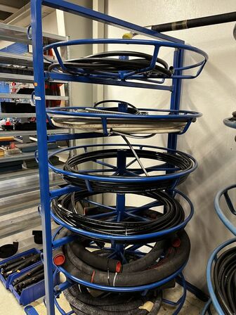 Stativ m. Hydraulikslanger