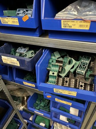 Div. Rørklemmer til hydraulik