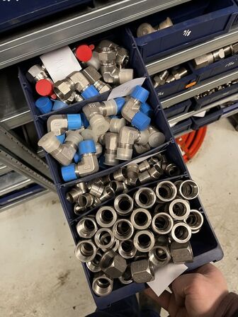 Div. Varelager til hydraulik