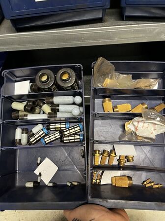 Div. Varelager til hydraulik