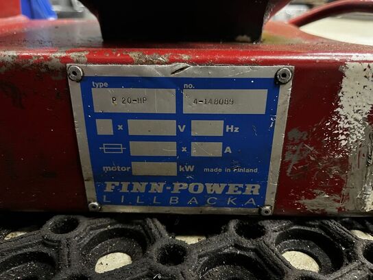 Hydraulisk slangepresser FINN-POWER P20-HP
