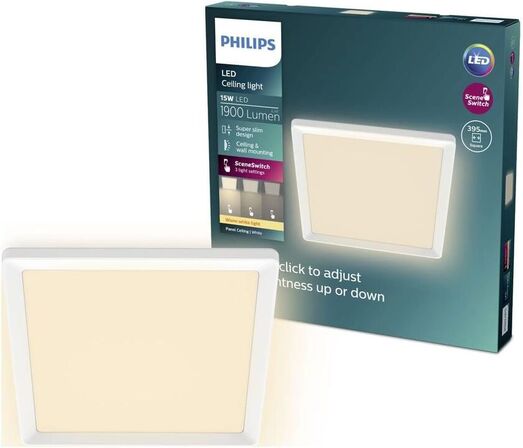 10 stk. philips led sceneswitch loftlampe Slim 40x40 cm dæmpbar(ubrugt)