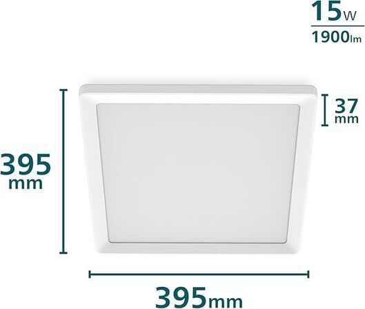 15 stk. philips led sceneswitch loftlampe Slim 40x40 cm dæmpbar(ubrugt)