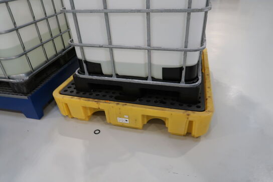 Spildekar med palletank