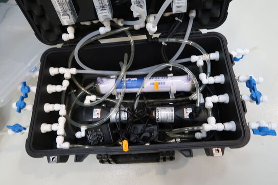 Kuffert med testapparat