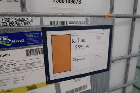 Spildekar med palletank med K-Lac