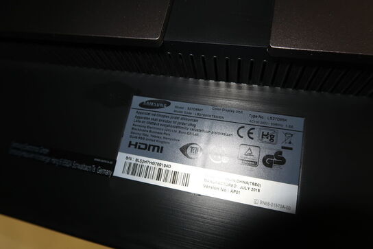 3 stk. computerskærme bl.a. SAMSUNG S27D850T m.fl.