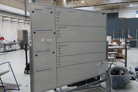 Whiteboard på stativ