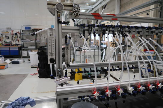 Teststation med recirculator VWR, Pumpe CALPEDA MXHL 205/B, div. Filtre m.m.