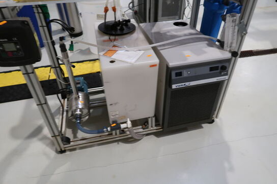 Teststation med recirculator VWR, Pumpe CALPEDA MXHL 205/B, div. Filtre m.m.