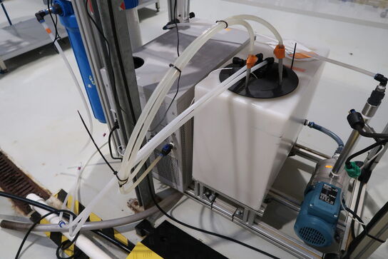 Teststation med recirculator VWR, Pumpe CALPEDA MXHL 205/B, div. Filtre m.m.