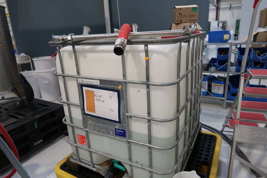 Spildekar med palletank med K-Lac