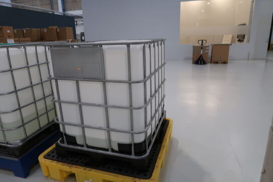 Spildekar med palletank