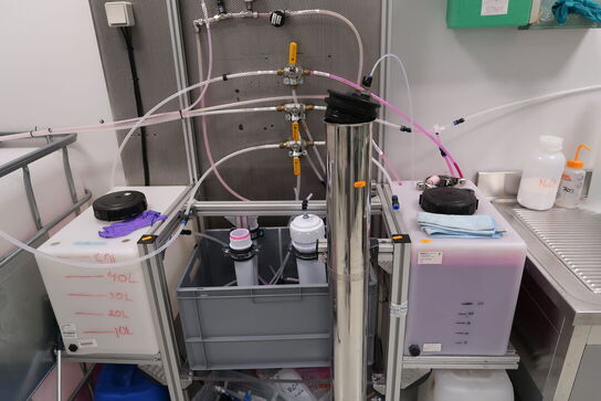 Teststation Rhodamine B Dye Test
