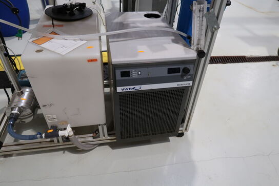 Teststation med recirculator VWR, Pumpe CALPEDA MXHL 205/B, div. Filtre m.m.