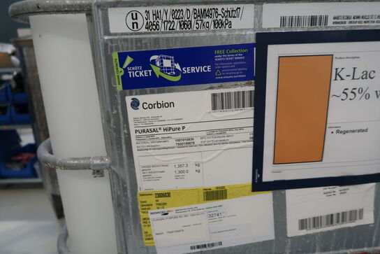 Spildekar med palletank med K-Lac