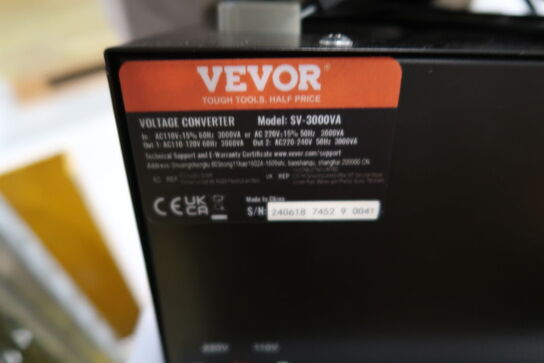 Spændingsomformer VEVOR SV-3000VA