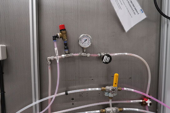 Teststation Rhodamine B Dye Test