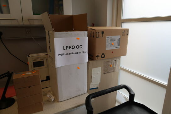 Div. Filtre, laboratorieudstyr m.m.