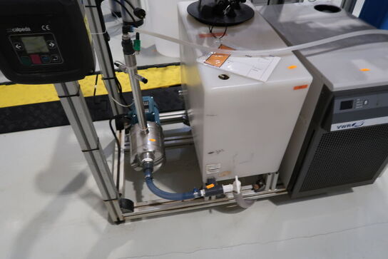 Teststation med recirculator VWR, Pumpe CALPEDA MXHL 205/B, div. Filtre m.m.