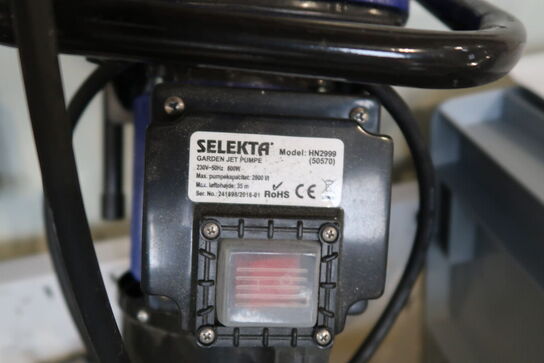 Garden jet pumpe SELEKTA HN2999, ventilator WISTRO FLAI BG63 m.m.