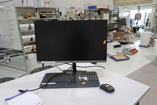 Computerskærm SAMSUNG, tastatur og mus