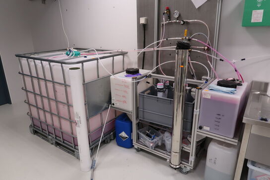 Teststation Rhodamine B Dye Test