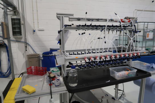 Teststation med recirculator VWR, Pumpe CALPEDA MXHL 205/B, div. Filtre m.m.