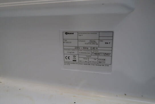 Køle/fryseskab GRAM KF350-01