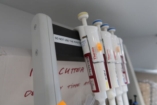 Stativ med 4 stk. pipetter THERMO SCIENTIFIC