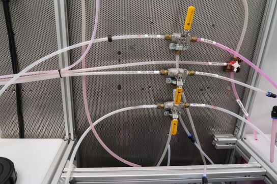 Teststation Rhodamine B Dye Test