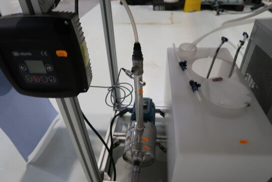 Teststation med recirculator VWR, Pumpe CALPEDA MXHL 205/B, div. Filtre m.m.