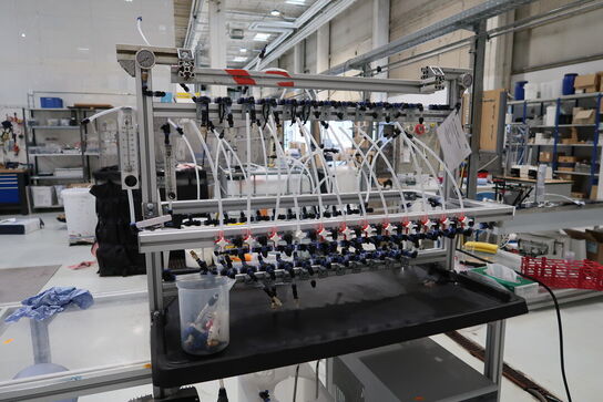 Teststation med recirculator VWR, Pumpe CALPEDA MXHL 205/B, div. Filtre m.m.