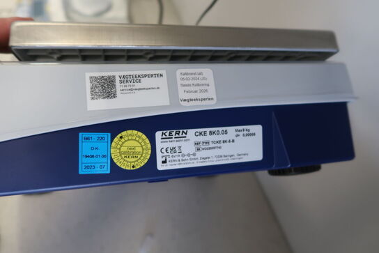 Præcisionsvægt KERN CKE 8K0.05