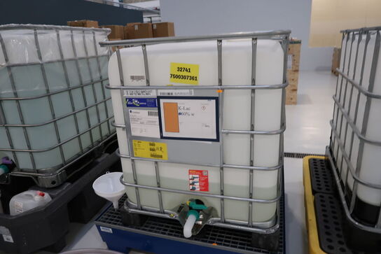 Spildekar med palletank