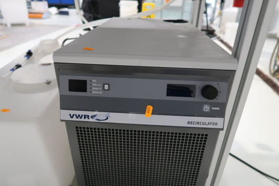 Teststation med recirculator VWR, Pumpe CALPEDA MXHL 205/B, div. Filtre m.m.