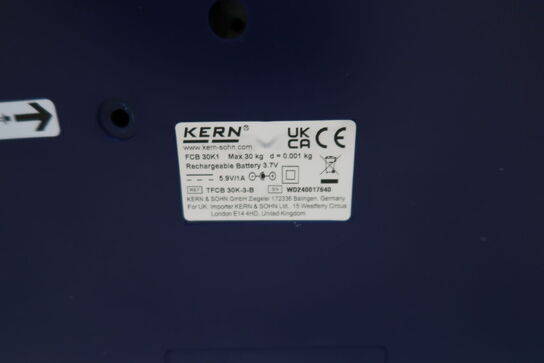 Præcisionsvægt KERN FCB 30K1