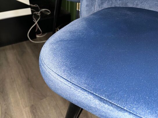 2. Stk Høj cafe borde, 2. Stk. Høj cafe stole i stof, Sofa modul i stof