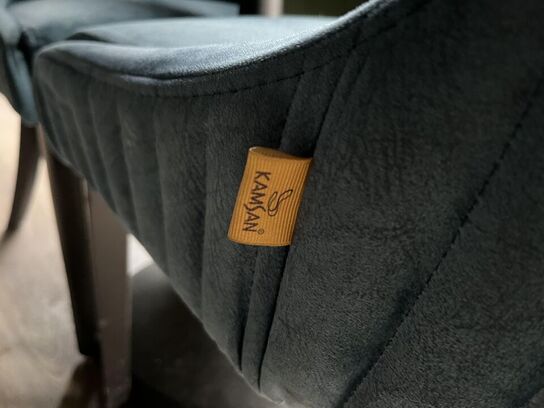 Rundt Cafe bord m. 2. Stk. Stole i stof