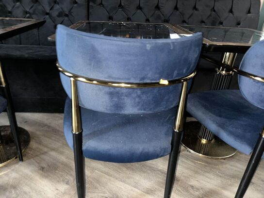 2. Stk. Cafe borde, 2. Stk. Stole i Stof, Sofa modul