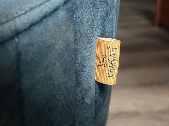 Rundt Cafe bord m. 2. Stk. Stole i stof