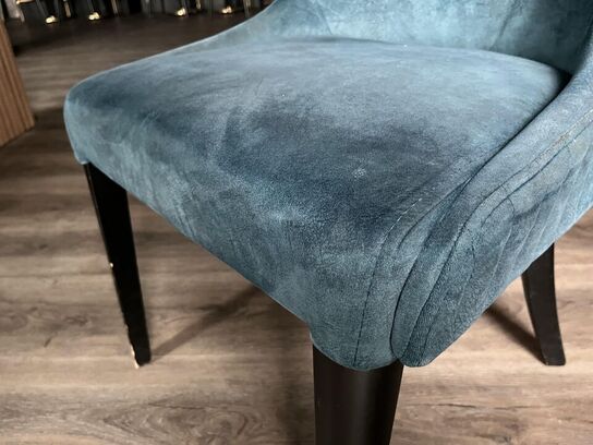 Rundt Cafe bord m. 2. Stk. Stole i stof