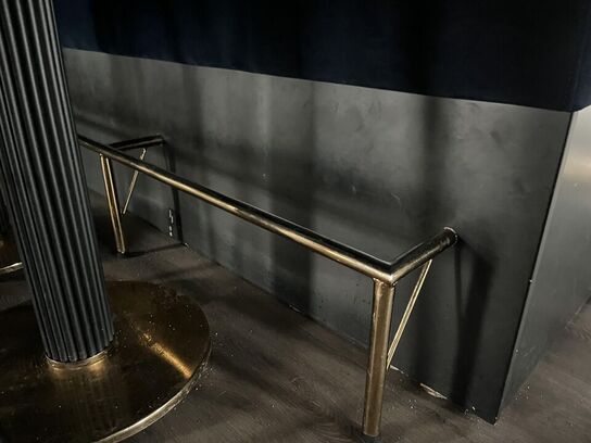 2. Stk Høj cafe borde, 2. Stk. Høj cafe stole i stof, Sofa modul i stof