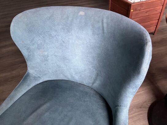 Rundt Cafe bord m. 2. Stk. Stole i stof