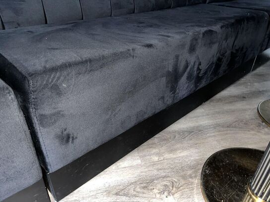 2. Stk. Cafe borde, 2. Stk. Stole i Stof, Sofa modul