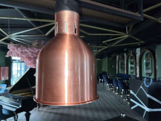 2. Stk. Varme lamper i copper