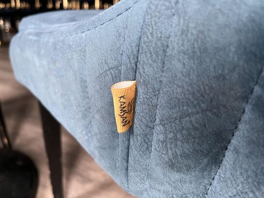 Rundt Cafe bord m. 2. Stk. Stole i stof