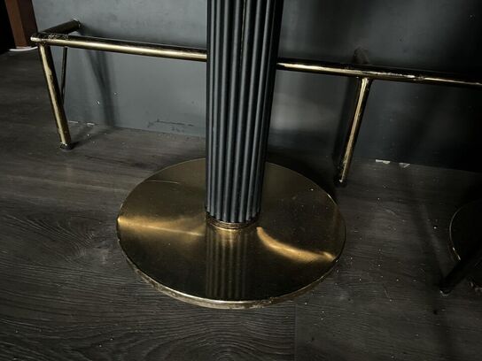 2. Stk Høj cafe borde, 2. Stk. Høj cafe stole i stof, Sofa modul i stof