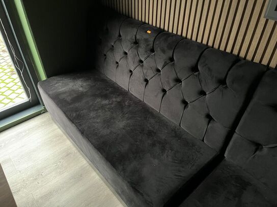 2. Stk. Cafe borde, 2. Stk. Stole i Stof, Sofa modul