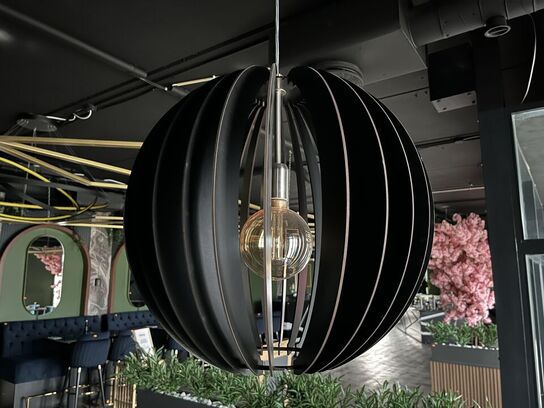 Lampe m. Træ lammeler 